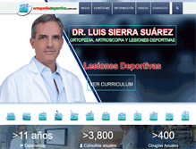 Tablet Screenshot of ortopediadeportiva.com.mx